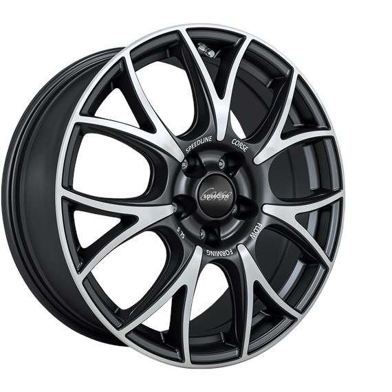SPEEDLINE VINCITORE ZWART MAT GEPOLIJST 4053881133233
